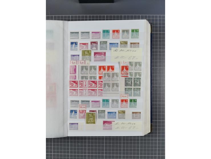 1939/2002, meist postfrischer und teils gestempelter Sammlungsbestand ab etwas Deutsches Reich, Saar, SBZ, Französische Zone 