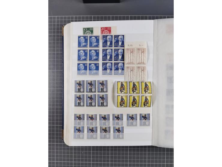 1939/2002, meist postfrischer und teils gestempelter Sammlungsbestand ab etwas Deutsches Reich, Saar, SBZ, Französische Zone 