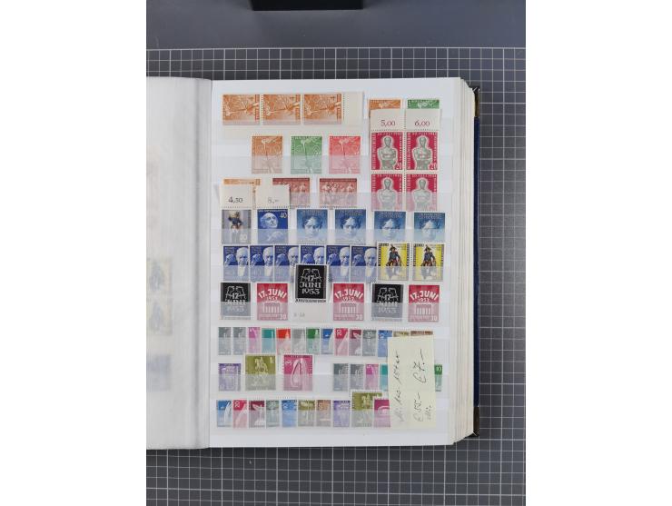 1939/2002, meist postfrischer und teils gestempelter Sammlungsbestand ab etwas Deutsches Reich, Saar, SBZ, Französische Zone 