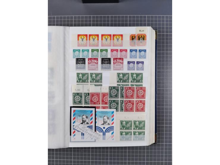 1939/2002, meist postfrischer und teils gestempelter Sammlungsbestand ab etwas Deutsches Reich, Saar, SBZ, Französische Zone 