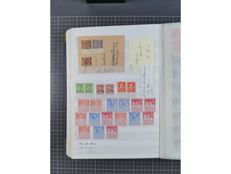1939/2002, meist postfrischer und teils gestempelter Sammlungsbestand ab etwas Deutsches Reich, Saar, SBZ, Französische Zone 