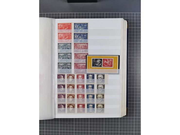 1939/2002, meist postfrischer und teils gestempelter Sammlungsbestand ab etwas Deutsches Reich, Saar, SBZ, Französische Zone 