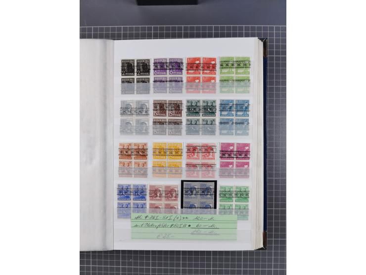 1939/2002, meist postfrischer und teils gestempelter Sammlungsbestand ab etwas Deutsches Reich, Saar, SBZ, Französische Zone 