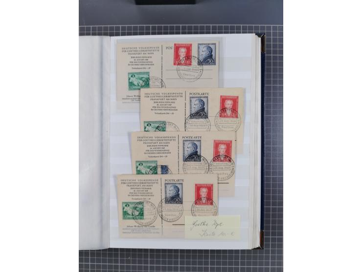 1939/2002, meist postfrischer und teils gestempelter Sammlungsbestand ab etwas Deutsches Reich, Saar, SBZ, Französische Zone 