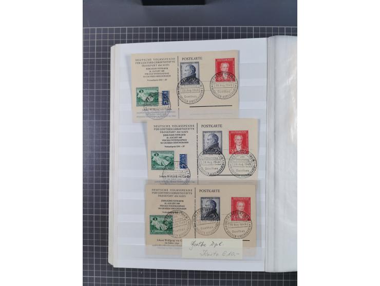 1939/2002, meist postfrischer und teils gestempelter Sammlungsbestand ab etwas Deutsches Reich, Saar, SBZ, Französische Zone 