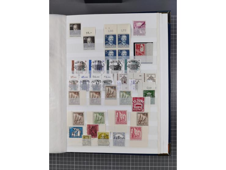 1939/2002, meist postfrischer und teils gestempelter Sammlungsbestand ab etwas Deutsches Reich, Saar, SBZ, Französische Zone 