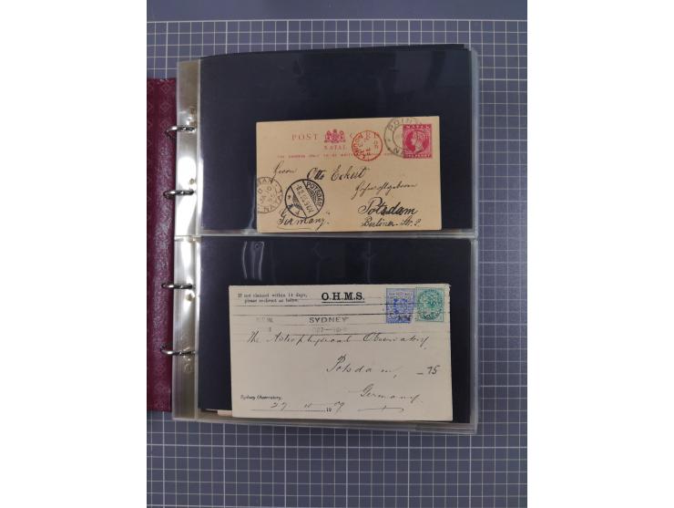 1879/1976 (ca.), group of over 110 covers and cards, strength before the 1940s, many interesting usages with registered and c