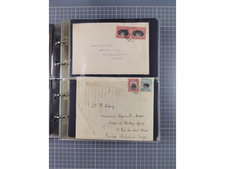 1879/1976 (ca.), group of over 110 covers and cards, strength before the 1940s, many interesting usages with registered and c