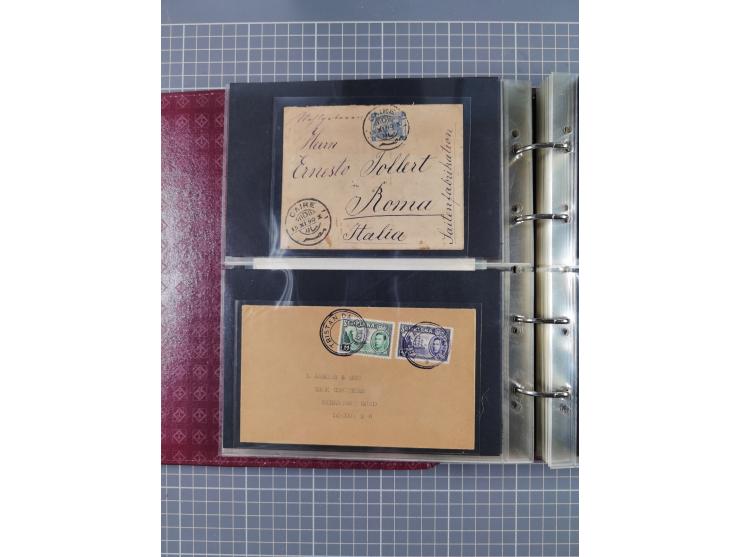 1879/1976 (ca.), group of over 110 covers and cards, strength before the 1940s, many interesting usages with registered and c