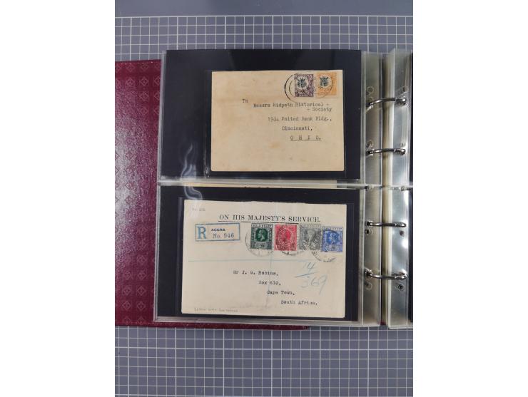 1879/1976 (ca.), group of over 110 covers and cards, strength before the 1940s, many interesting usages with registered and c