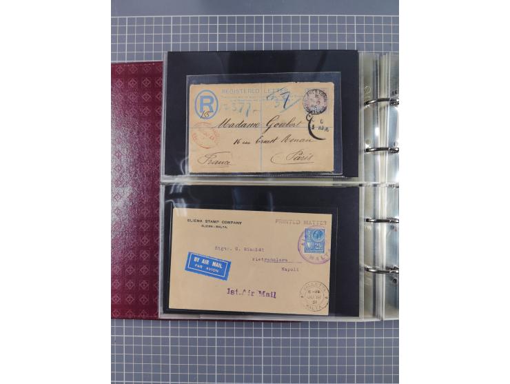 1879/1976 (ca.), group of over 110 covers and cards, strength before the 1940s, many interesting usages with registered and c