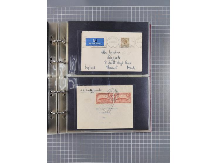 1879/1976 (ca.), group of over 110 covers and cards, strength before the 1940s, many interesting usages with registered and c