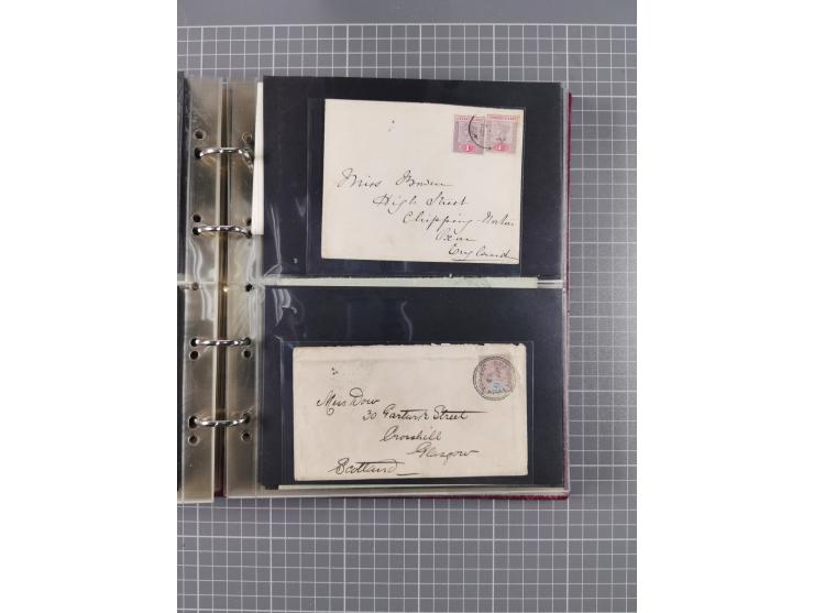 1879/1976 (ca.), group of over 110 covers and cards, strength before the 1940s, many interesting usages with registered and c