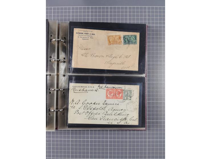 1879/1976 (ca.), group of over 110 covers and cards, strength before the 1940s, many interesting usages with registered and c