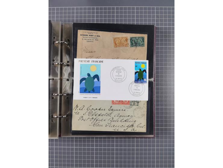 1879/1976 (ca.), group of over 110 covers and cards, strength before the 1940s, many interesting usages with registered and c