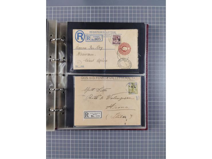 1879/1976 (ca.), group of over 110 covers and cards, strength before the 1940s, many interesting usages with registered and c