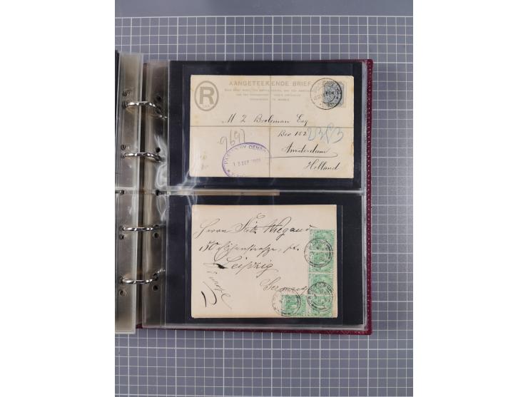 1879/1976 (ca.), group of over 110 covers and cards, strength before the 1940s, many interesting usages with registered and c