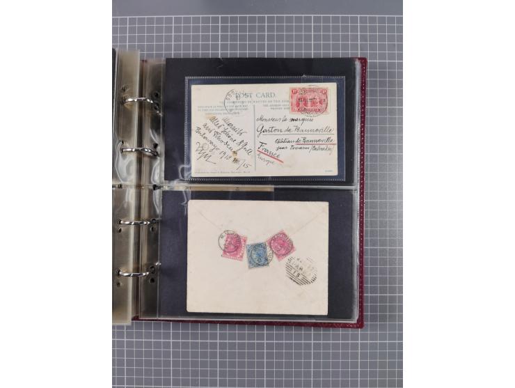 1879/1976 (ca.), group of over 110 covers and cards, strength before the 1940s, many interesting usages with registered and c