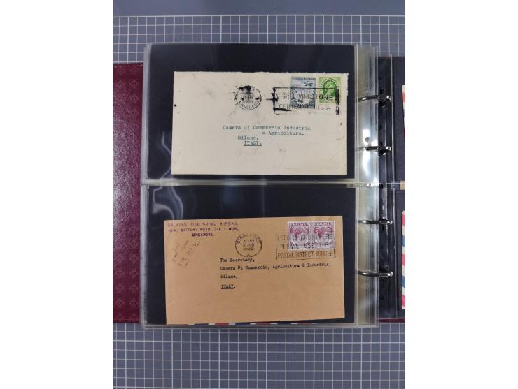 1879/1976 (ca.), group of over 110 covers and cards, strength before the 1940s, many interesting usages with registered and c