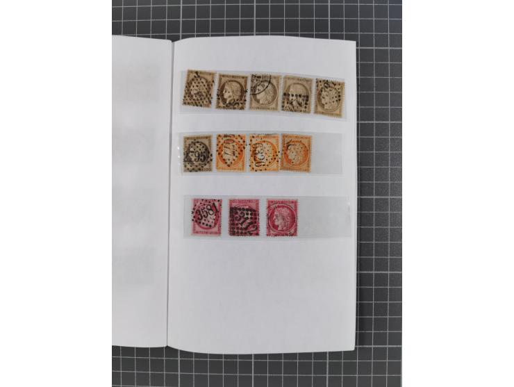 1849/71, mostly used selection with 3 covers, some duplicates with shades, mixed condition