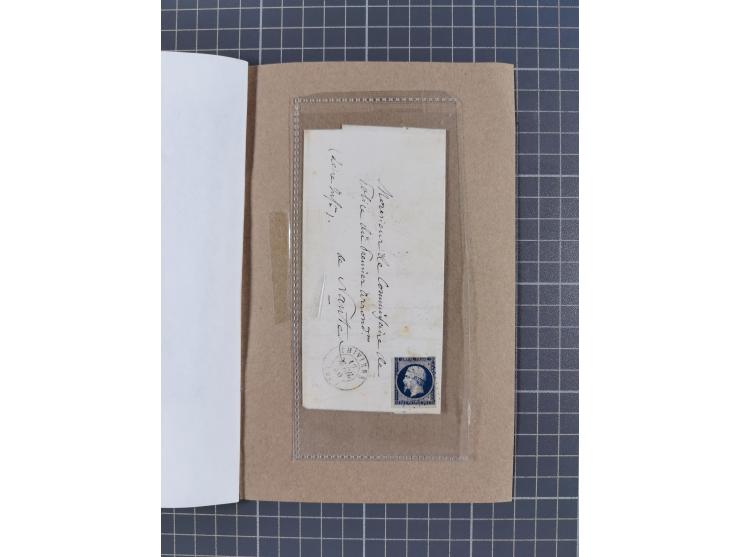 1849/71, mostly used selection with 3 covers, some duplicates with shades, mixed condition