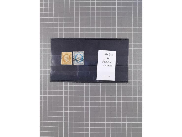 1849/71, mostly used selection with 3 covers, some duplicates with shades, mixed condition