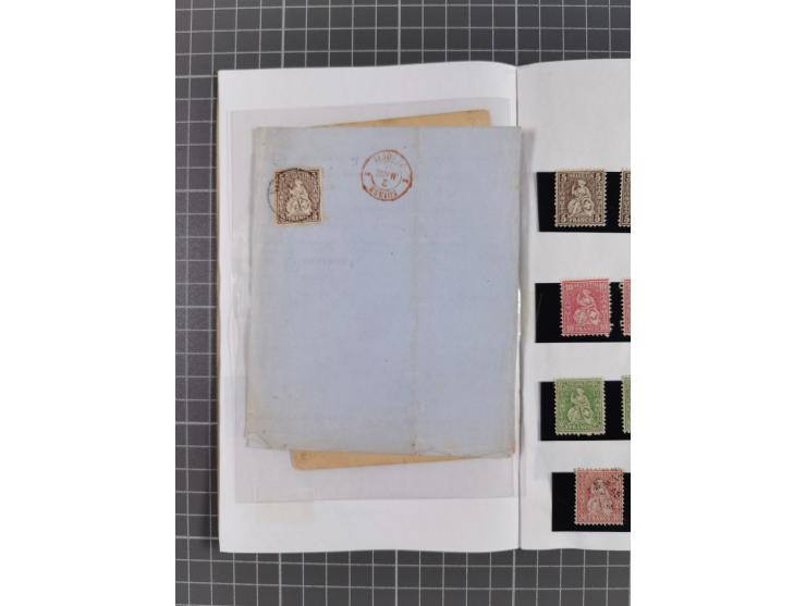 1854/1900 (ca.), small accumulation mostly before the 1900s, noted Dutch East Indies with duplicates starting from the first 