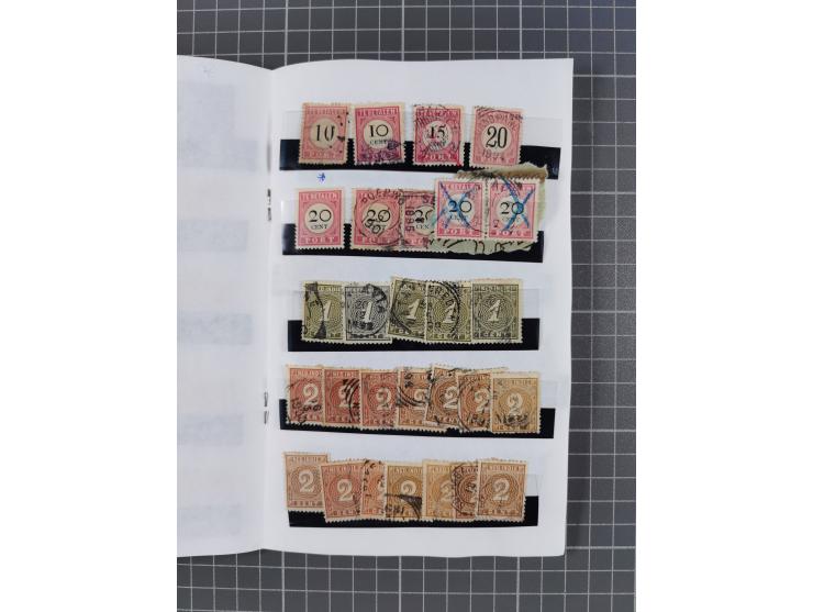 1854/1900 (ca.), small accumulation mostly before the 1900s, noted Dutch East Indies with duplicates starting from the first 