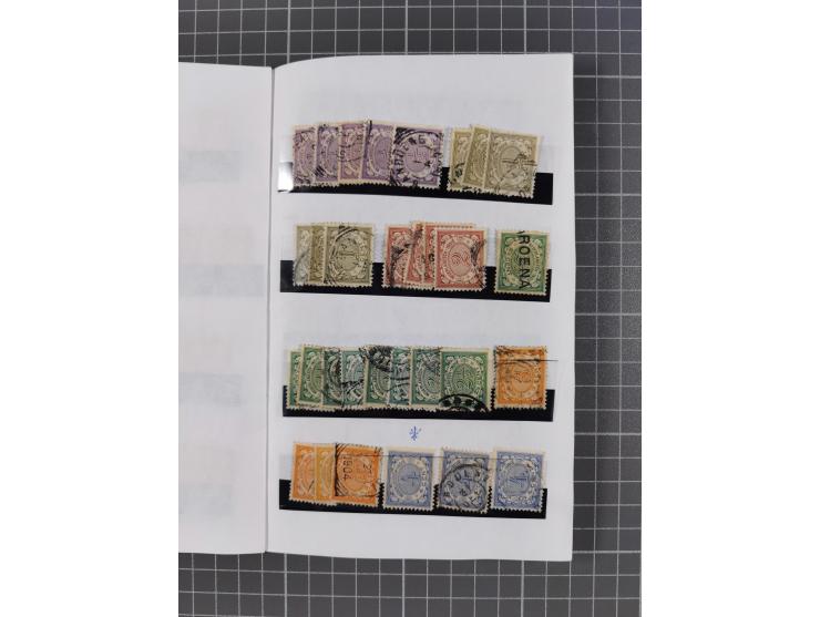 1854/1900 (ca.), small accumulation mostly before the 1900s, noted Dutch East Indies with duplicates starting from the first 