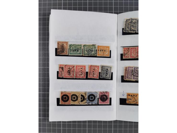 1854/1900 (ca.), small accumulation mostly before the 1900s, noted Dutch East Indies with duplicates starting from the first 