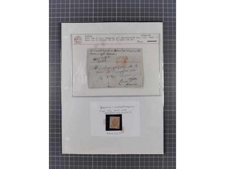 1854/1916, interessante, &nbsp;meist postfrische und ungebrauchte Spezialsammlung der Ausgabe 1900 und 1901 mit vielen Verzäh