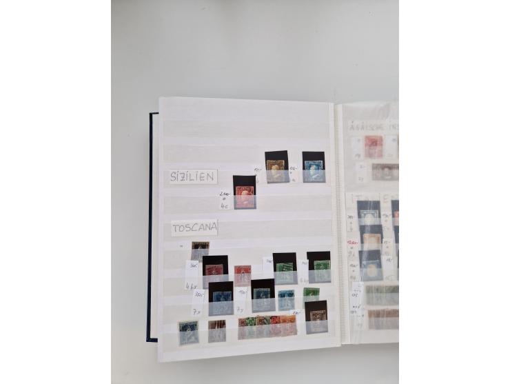 1855/2000 (ca.), mint never hinged/unused and used collection with duplicates, including Officials, Postage Dues, Parcel stam