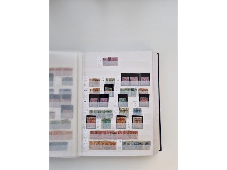 1855/2000 (ca.), mint never hinged/unused and used collection with duplicates, including Officials, Postage Dues, Parcel stam