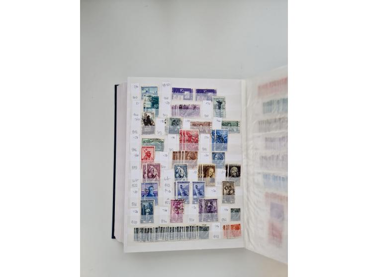 1855/2000 (ca.), mint never hinged/unused and used collection with duplicates, including Officials, Postage Dues, Parcel stam