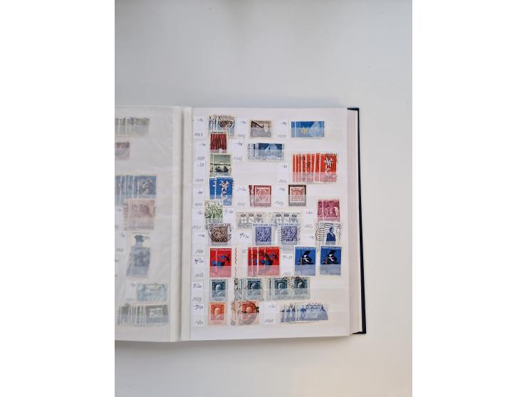 1855/2000 (ca.), mint never hinged/unused and used collection with duplicates, including Officials, Postage Dues, Parcel stam