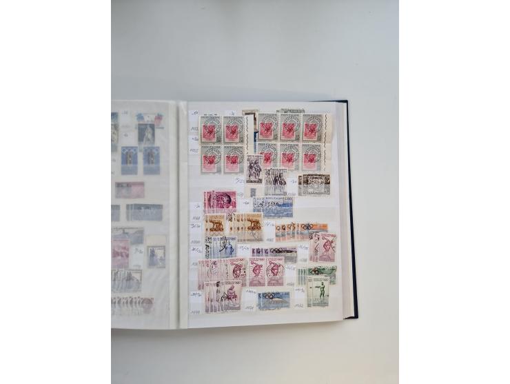 1855/2000 (ca.), mint never hinged/unused and used collection with duplicates, including Officials, Postage Dues, Parcel stam