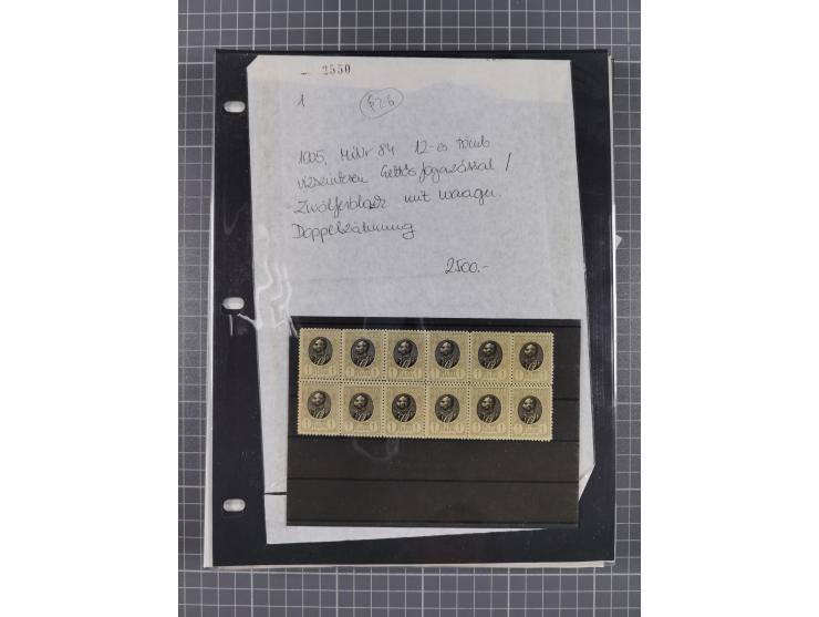 1843/1943, lot with over 40 covers and cards incl. &nbsp;Bulgarian and German occupation of Serbia, with u.o. blue seal “Mona