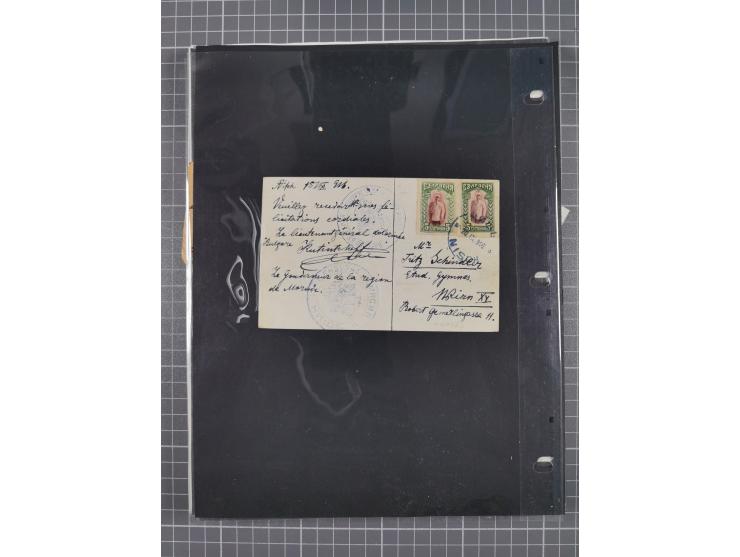 1843/1943, lot with over 40 covers and cards incl. &nbsp;Bulgarian and German occupation of Serbia, with u.o. blue seal “Mona