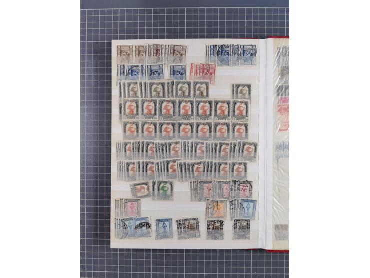1900/82, interesting holding in stockbook, modern part unused, noted Italian Post Offices in Libia, Eritrea, Somalia, Benadir