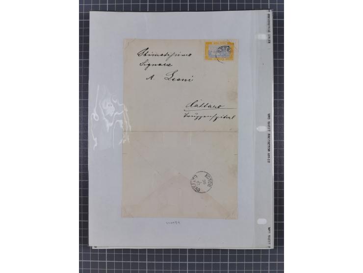 1891/1913, collection with 30 covers and cards, with many registered covers, postal stationeries with additional franking and
