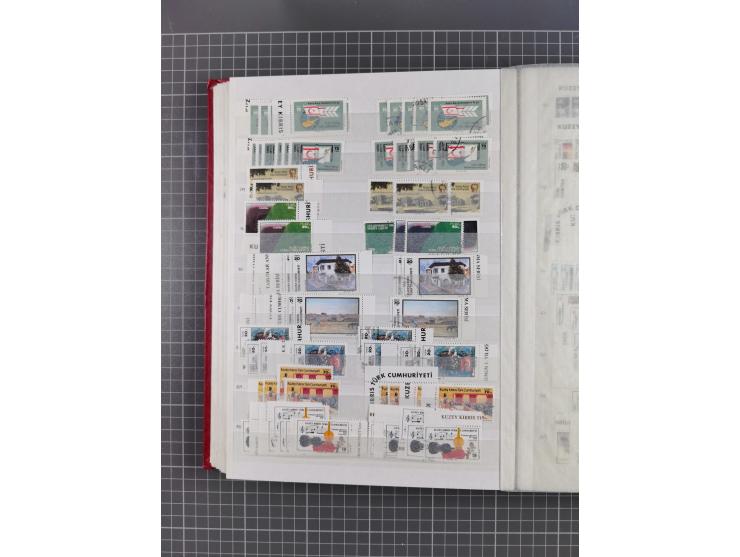 1974/99, Large stock in album, mainly mint never hinged, including blocks of four and part sheets, miniature sheets and in so