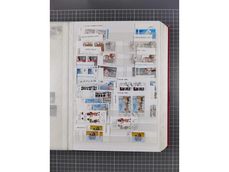 1974/99, Large stock in album, mainly mint never hinged, including blocks of four and part sheets, miniature sheets and in so