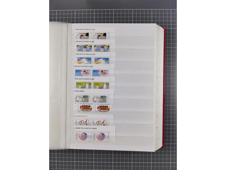 1974/99, Large stock in album, mainly mint never hinged, including blocks of four and part sheets, miniature sheets and in so