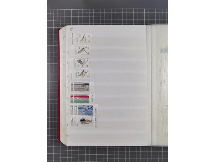 1974/99, Large stock in album, mainly mint never hinged, including blocks of four and part sheets, miniature sheets and in so