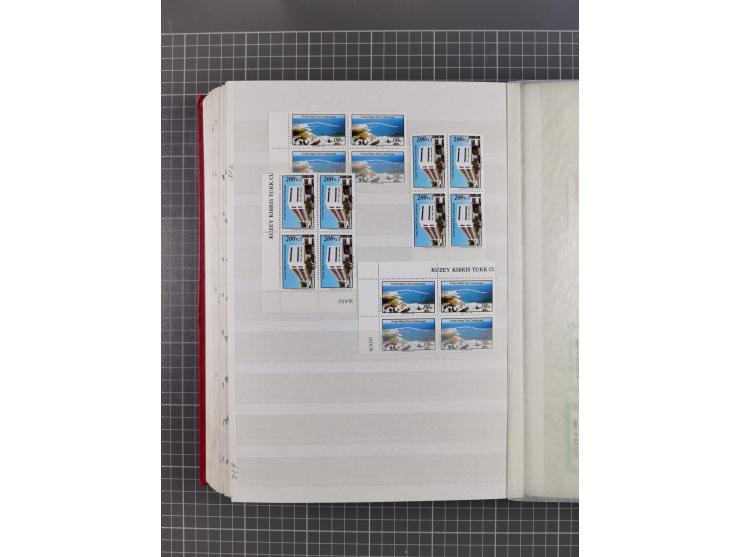 1974/99, Large stock in album, mainly mint never hinged, including blocks of four and part sheets, miniature sheets and in so