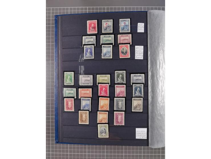 1921/55, valuable holding in stock book with many better issues, often in blocks, some varieties and specialities, containing