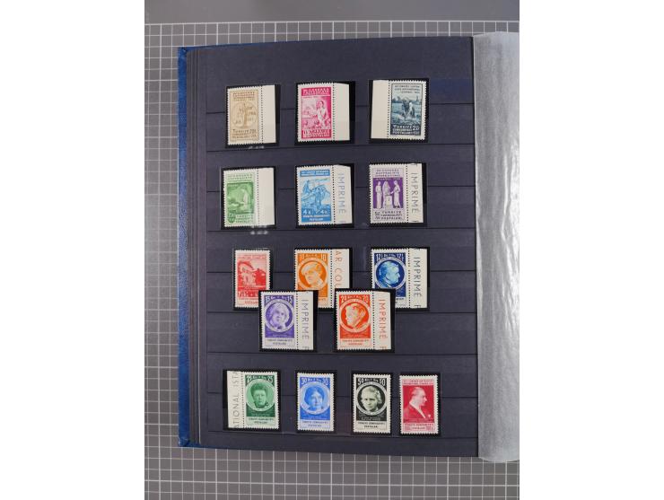 1921/55, valuable holding in stock book with many better issues, often in blocks, some varieties and specialities, containing