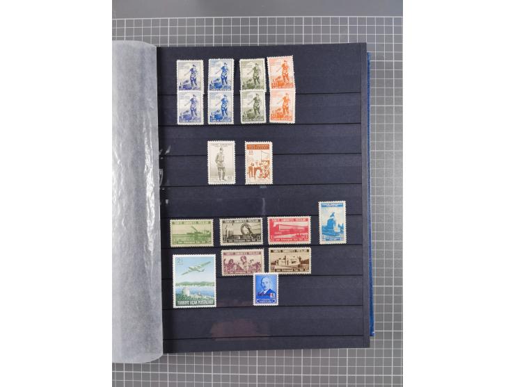 1921/55, valuable holding in stock book with many better issues, often in blocks, some varieties and specialities, containing