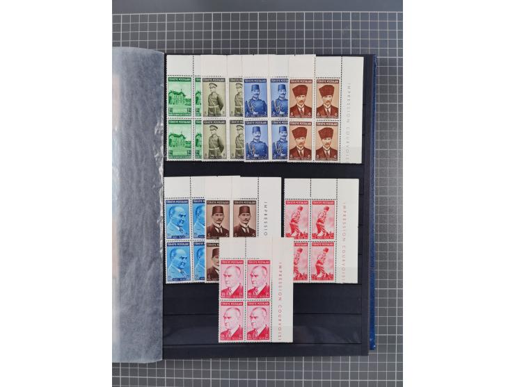 1921/55, valuable holding in stock book with many better issues, often in blocks, some varieties and specialities, containing