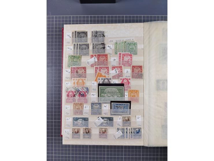 1858/1994 (ca.), mint never hinged/unused and used collection, including Russian Levant, PO in China and Civil War areas, man